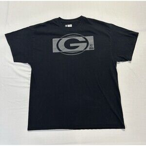 Green Bay Packers NFL Team Apparel Black T Shirt Size XL P2